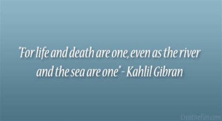 Kahlil Gibran on Death: Quotes & Reflections