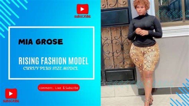 Mia Grose: Celebrating Confidence and Curvy Fashion Right Now