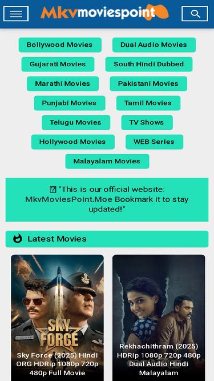 Mkvmoviespoint: Download Latest Movies & Series - Your Guide