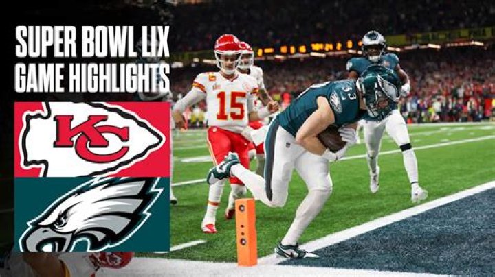 Super Bowl LIX: Eagles vs. Chiefs Touchdown Highlights