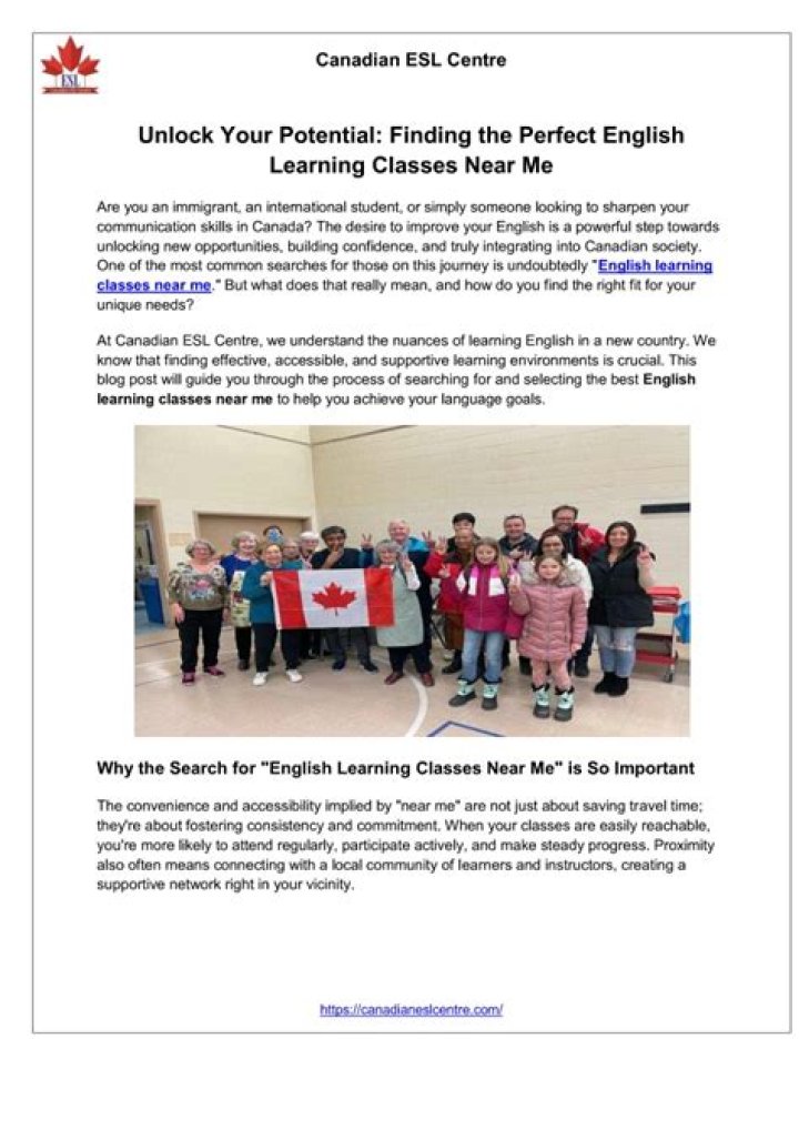 Unlock Your Potential: Finding the Right English School of Canada Experience